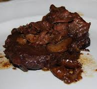 Gestoofde sucadelap Rendang